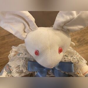 Handmade Rabbit Basket. Adorable for Easter or year-round to hold display items